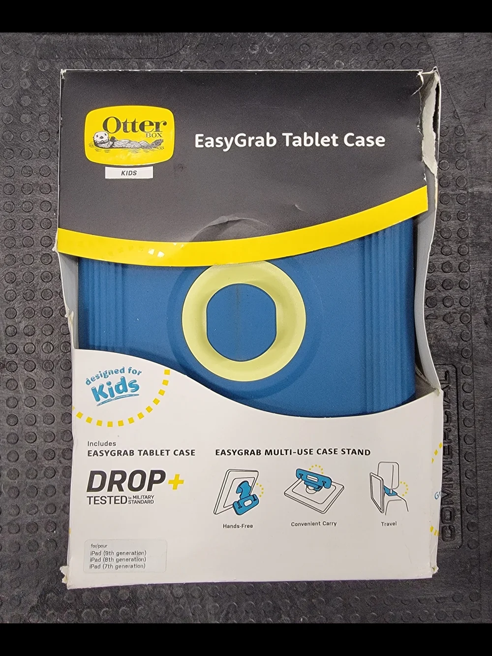OtterBox EasyGrab Kids Tablet Case - Blue for Ipad 9th, 8th, 7th Gen